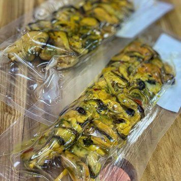 Cold-Smoked Pacific Mussel Meat on Skewer (farmed in aquaculture), 100 g &mdash; buy in Triton online store