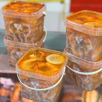Креветка КОРОЛІВСЬКА в соусі том ям 1000г  &mdash; купити в інтернет-магазині Тритон