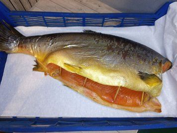 Cold-Smoked Coho Salmon, headless (2.7-2.9 kg) &mdash; buy in Triton online store