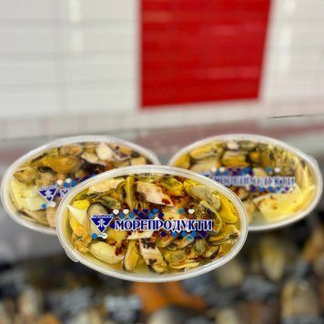 Морський коктейль в олії (мідії,восьминіг,кальмар) 300г  &mdash; купити в інтернет-магазині Тритон