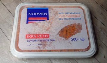 Ікра кети солоно-морожена Norven 500г &mdash; купити в інтернет-магазині Тритон